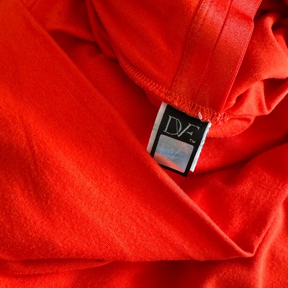 DVF Bentley Three-Quarter Sleeve Ruched Dress In Red Size S Designer Classic - Picture 7 of 14